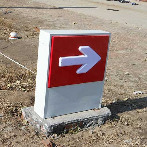 Petrol Station Acrylic Material Exit Entrance Sign