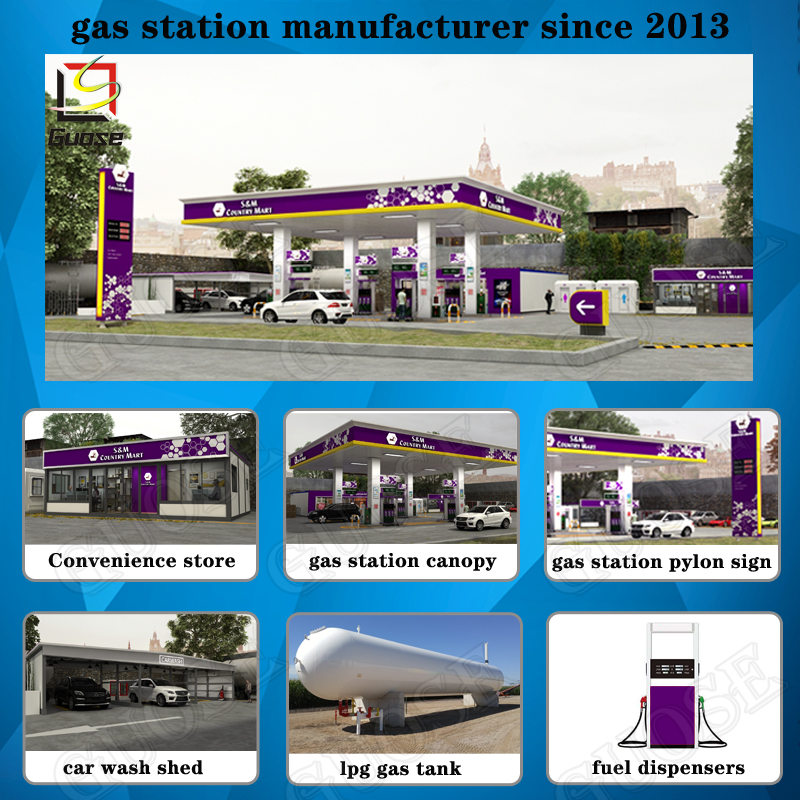 Filling station construction Filling station construction