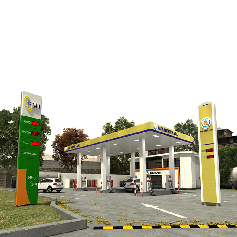 gas station design