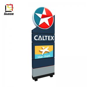 outdoor screen price gas station advertising led price sign