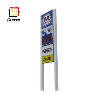 Gas station led advertising sign