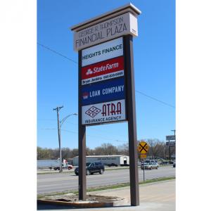 Shopping mall signage