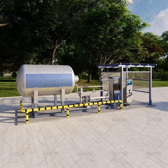mini removable gas station fuel tank and canopy,Gas station equipment