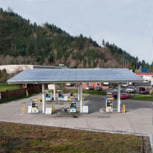 solar gas station
