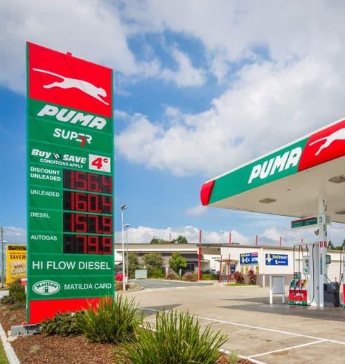 Gas station design
