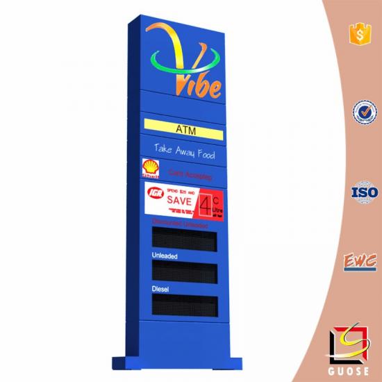 gas station advertising signage