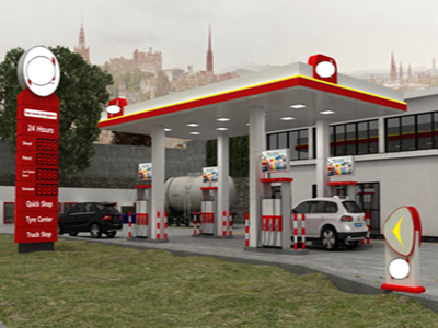 gas station Central Africa project 