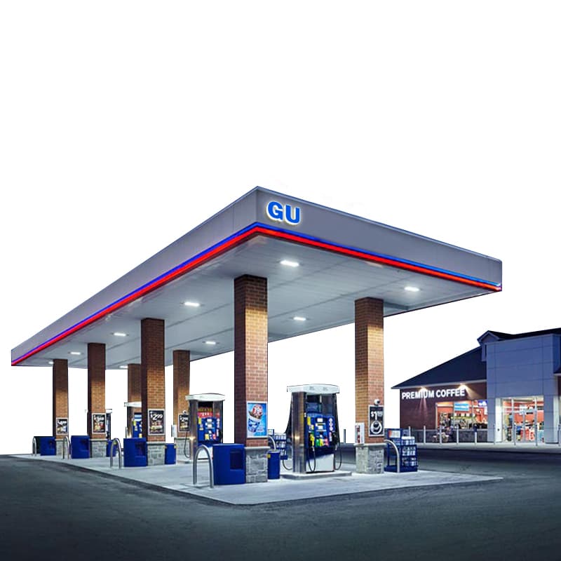 TOP 3  USA gas station project